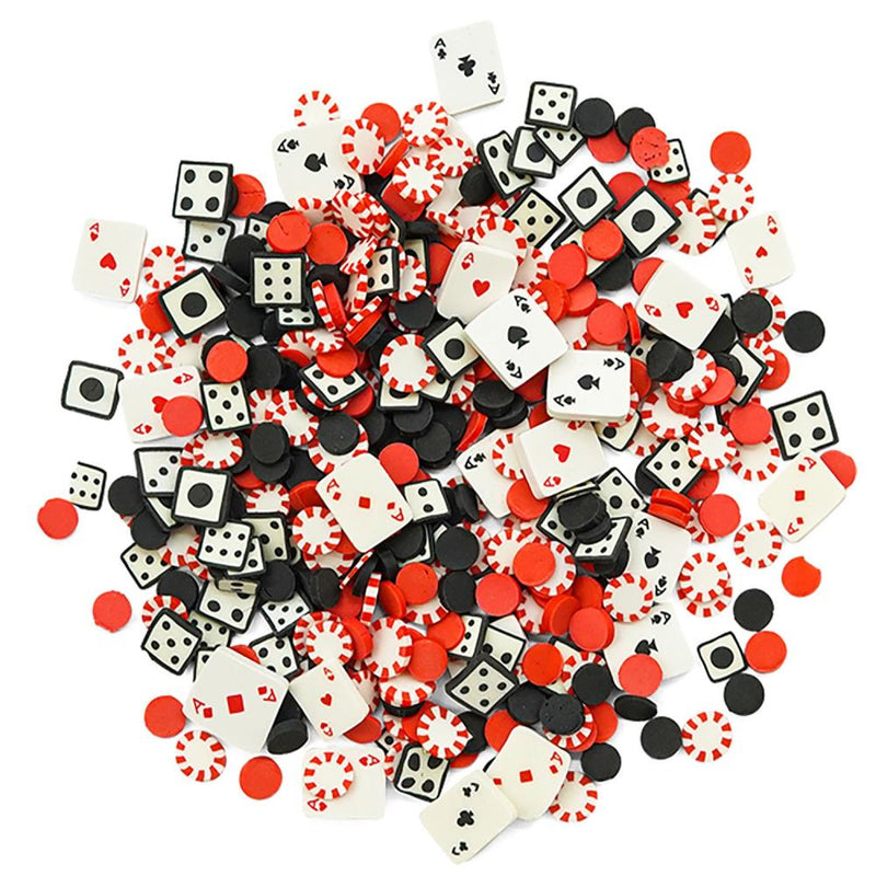 Buttons Galore Sprinkletz Embellishments 12g - The Gambler